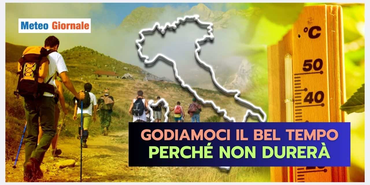 OLTRE 20 GRADI: il meteo viene stravolto quando meno te l'aspetti