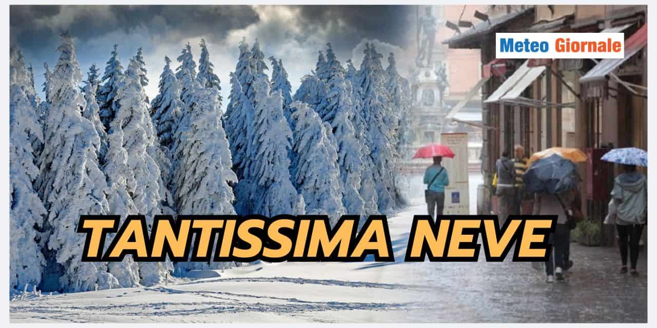 Meteo: sta per arrivare TANTA NEVE su queste zone