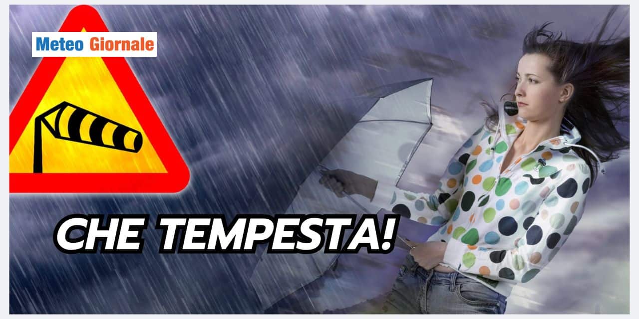 Meteo: venti fortissimi, attenzione a queste Regioni