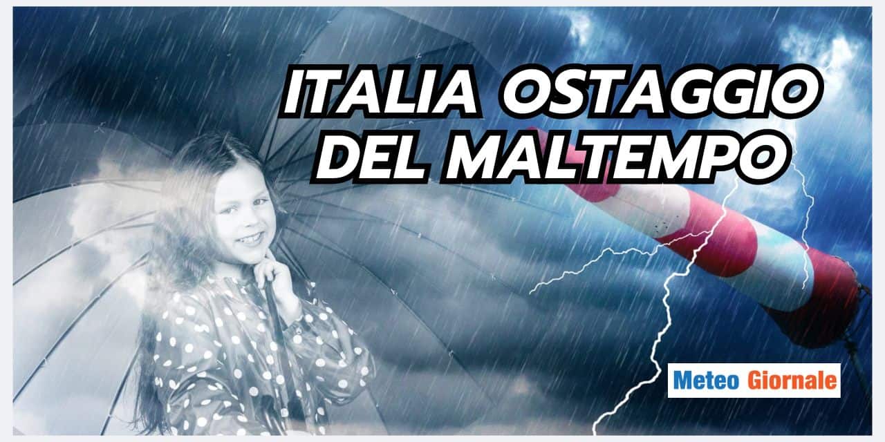 Italia assediata dal maltempo, nessuna pausa meteo fino a questa data