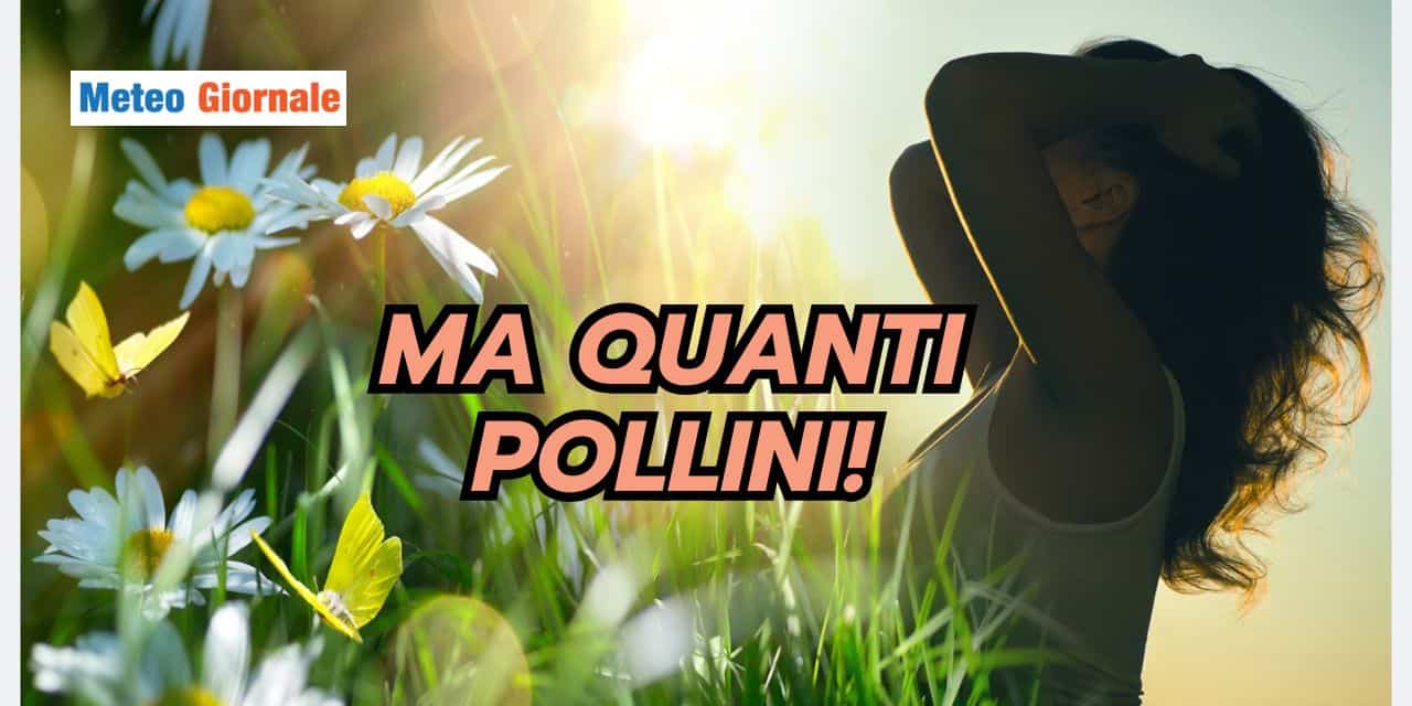 Meteo Aprile: INCUBO POLLINI, per chi ne soffre è un dramma