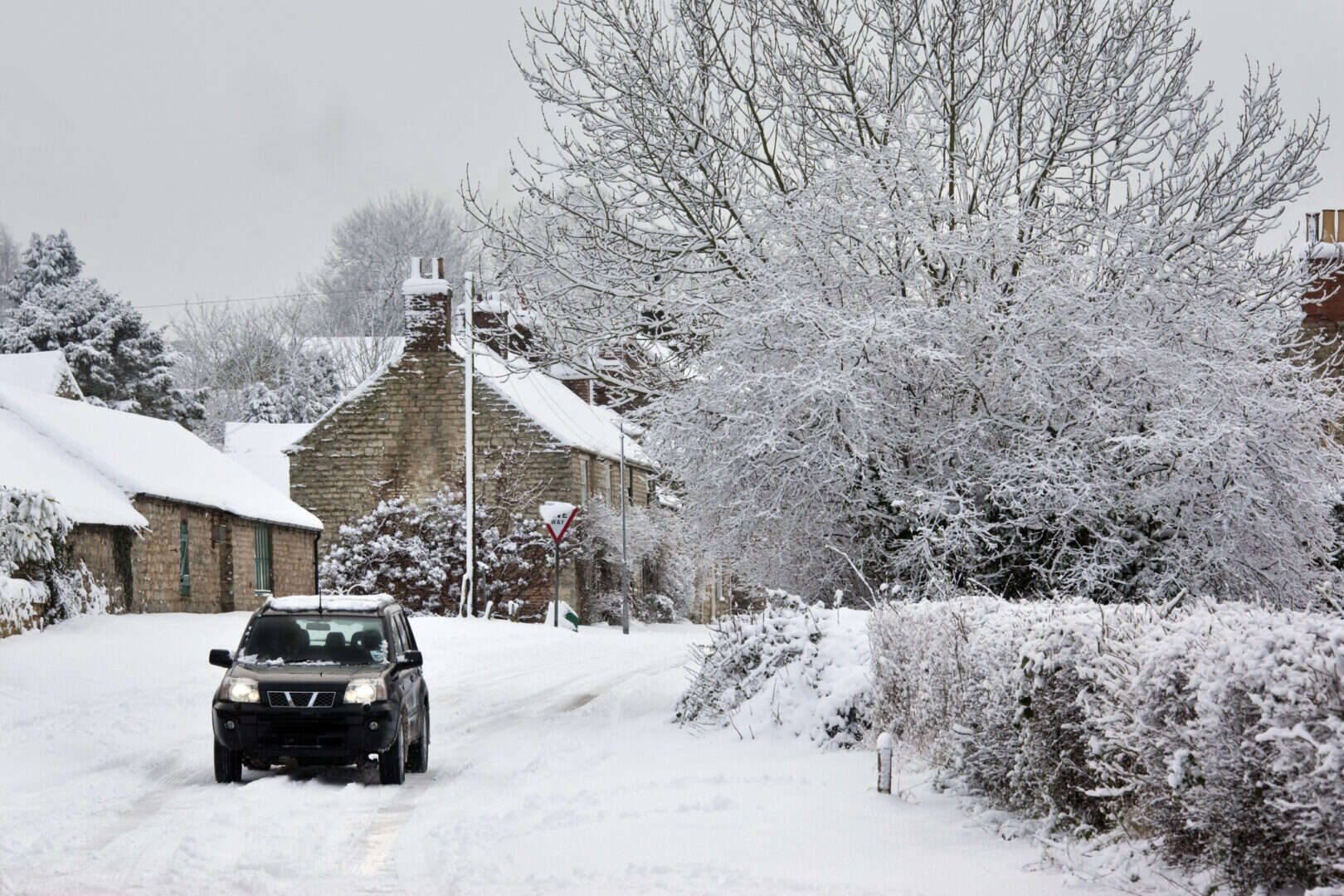 Meteo Inghilterra: neve in arrivo con accumuli fino a 2 cm all’ora