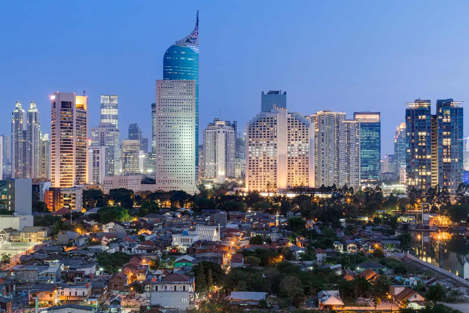Viaggio low cost. Esplorare la storica e moderna Jakarta, Indonesia