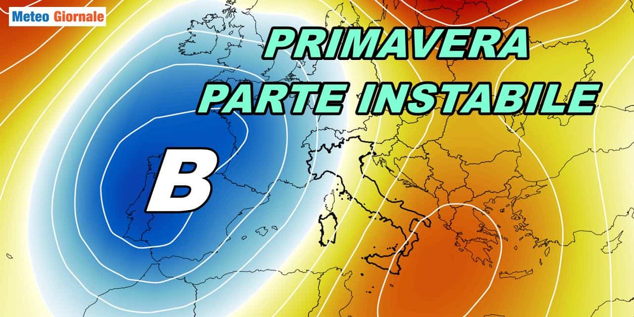 Meteo: Primavera partenza instabile con piogge, temporali e scirocco