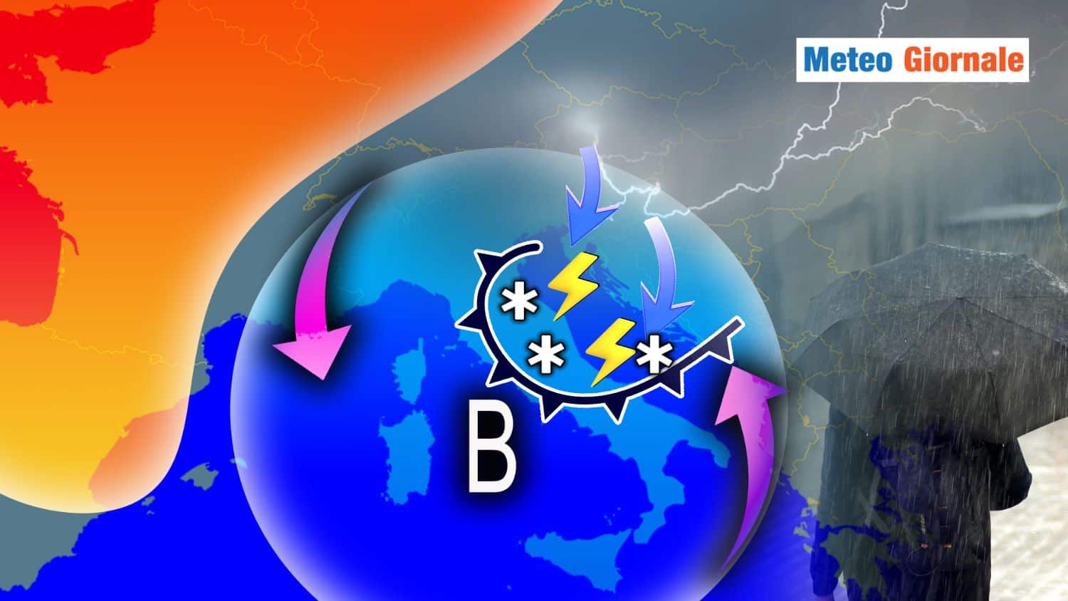 Aprile parte con TEMPORALI NEVOSI: le DATE da non sottovalutare