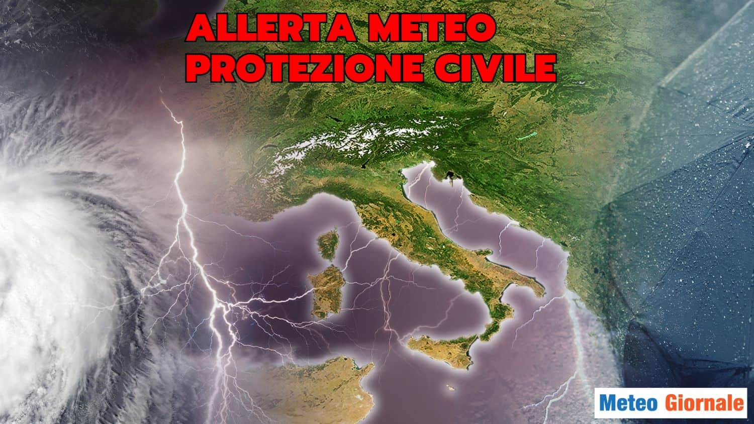 Allerta Meteo in 8 Regioni per Domenica 16 Marzo