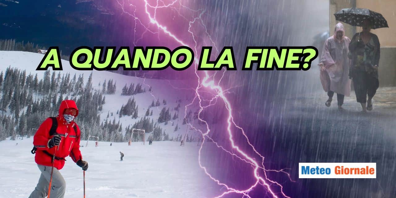 Maltempo estenuante: ecco quando cambia tutto nel meteo