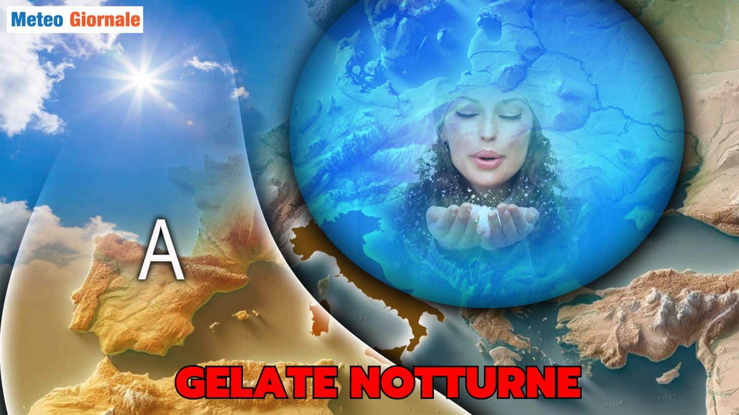 Meteo, prossime ore aria gelida verso Italia