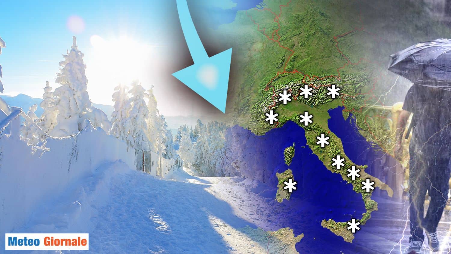 Meteo, a metà Marzo fiume gelido dall'Artico verso Italia. Neve a sorpresa