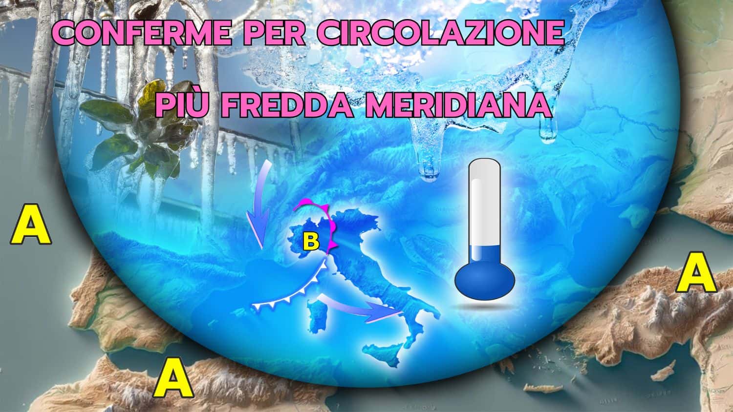 Da domenica 16 circolazione più fredda. Ecco i possibili effetti