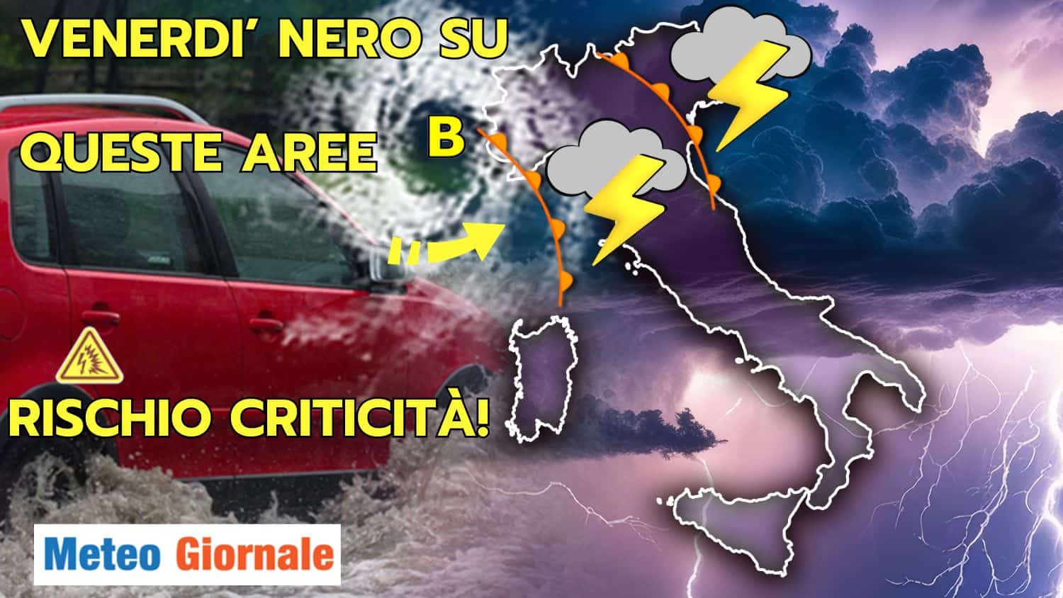 Occhio a venerdì 14: fino a 150/200 mm e rischio dissesti