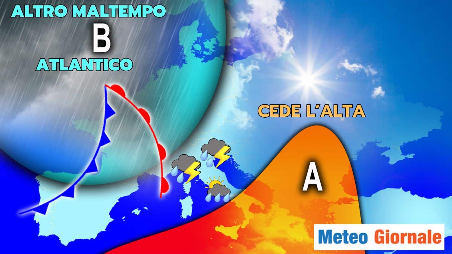 Nuovamente più mite verso il weekend, ma tornerà il maltempo