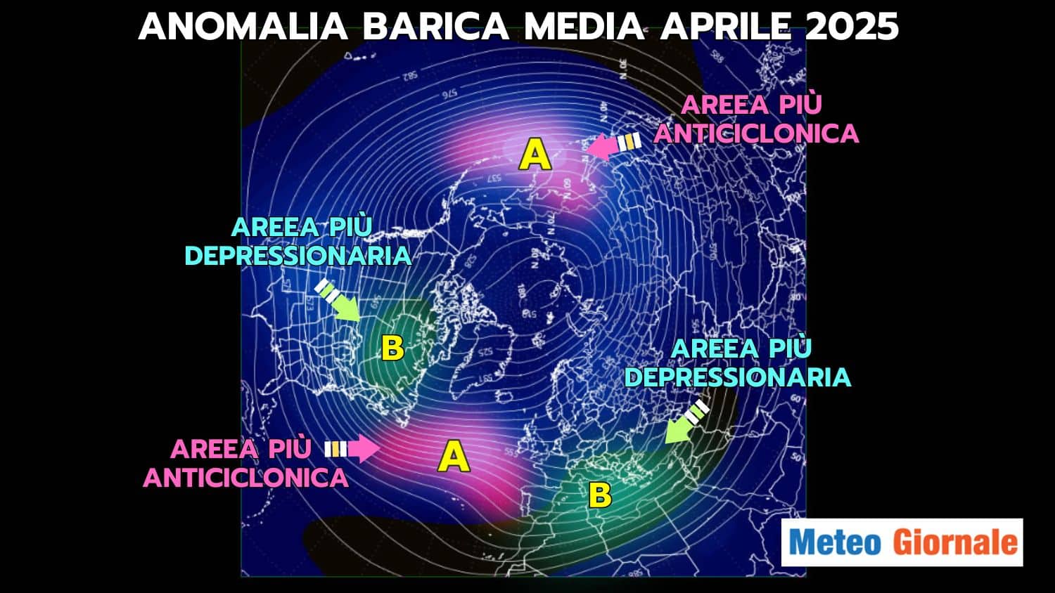 Meteo: primi dati sulla tendenza media per Aprile 2025
