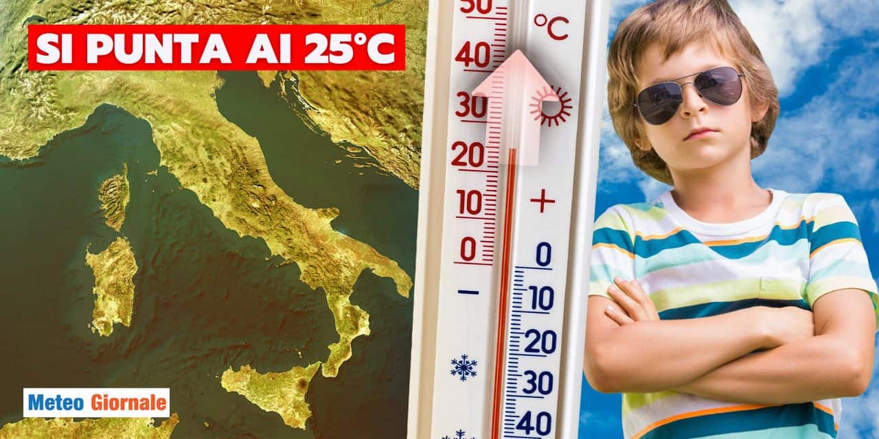 Meteo: picco CALDO tra Domenica e Lunedì, le regioni colpite