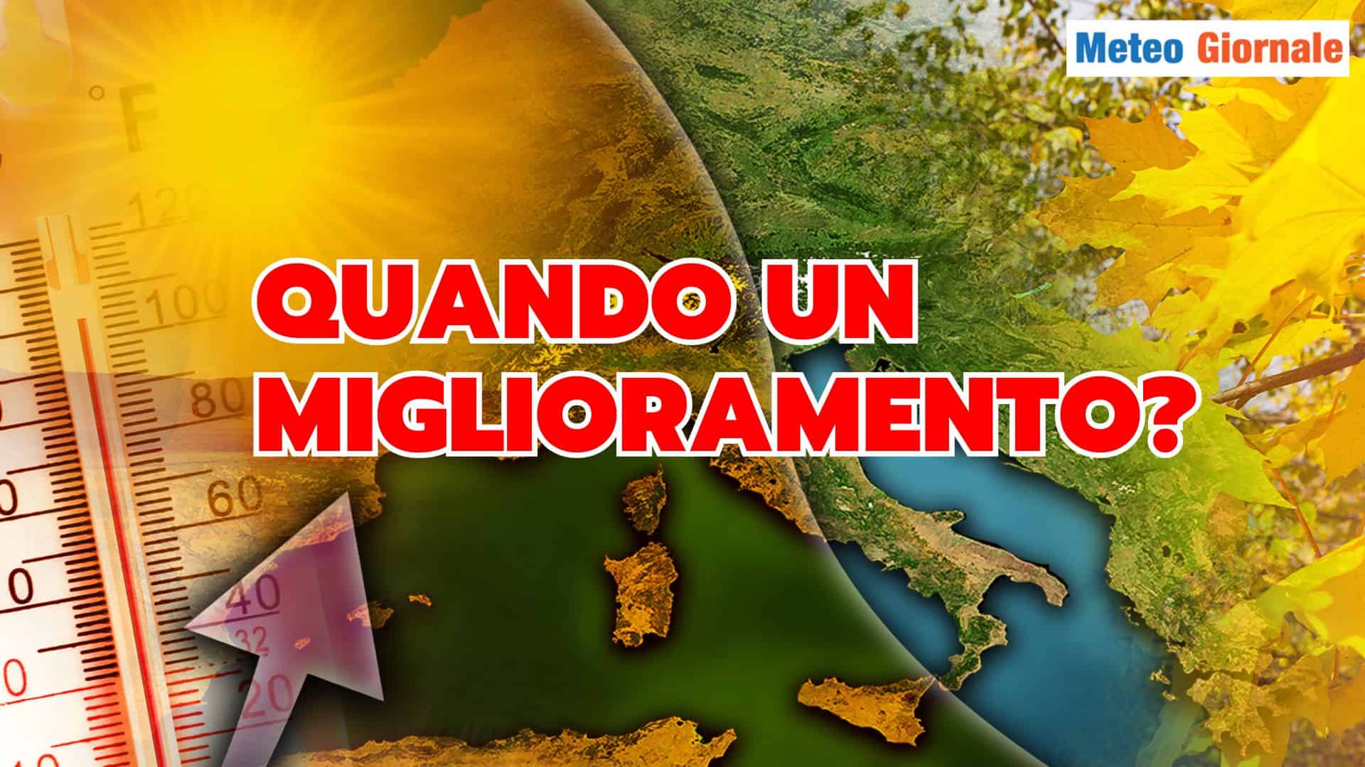 Una PERTURBAZIONE tira l'altra: miglioramento Meteo lontano