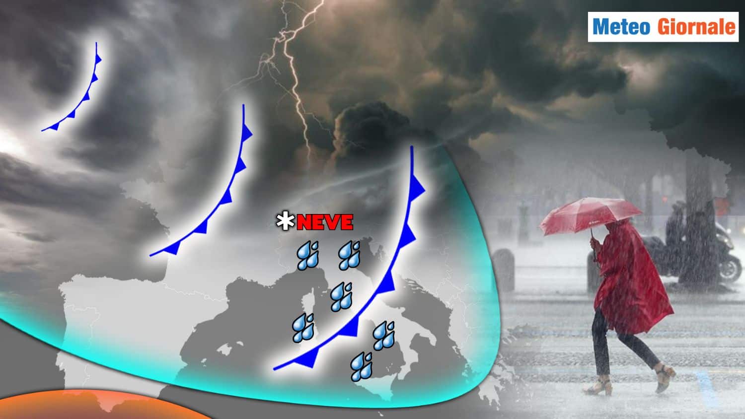 Meteo, fiume in piena di umidità dall’Oceano Atlantico verso Italia