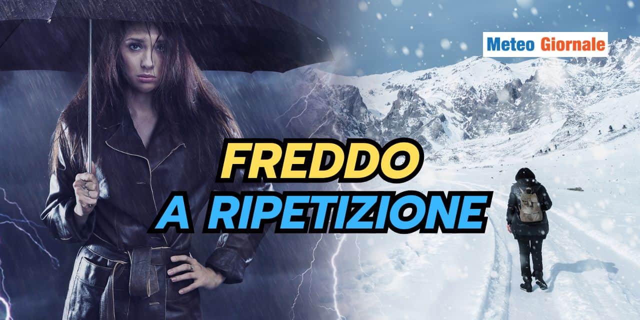 Ma quale mitezza, il meteo prevede freddo a più riprese