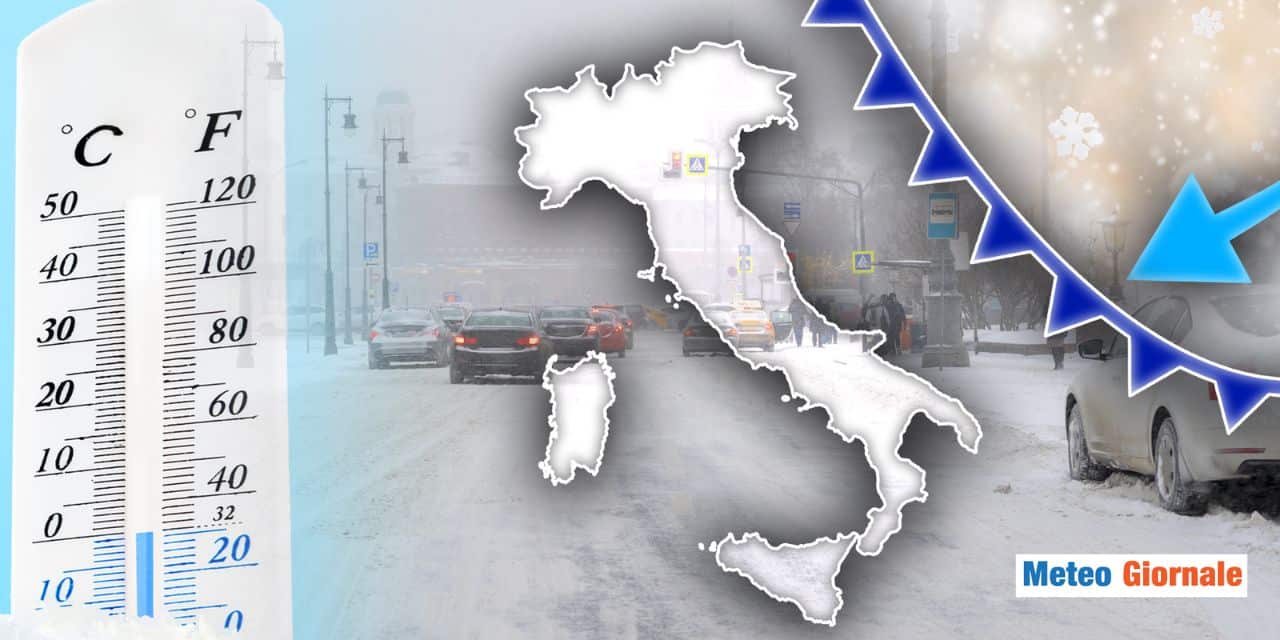 Meteo: irruzione Artica, dove nevicherà Martedì 18