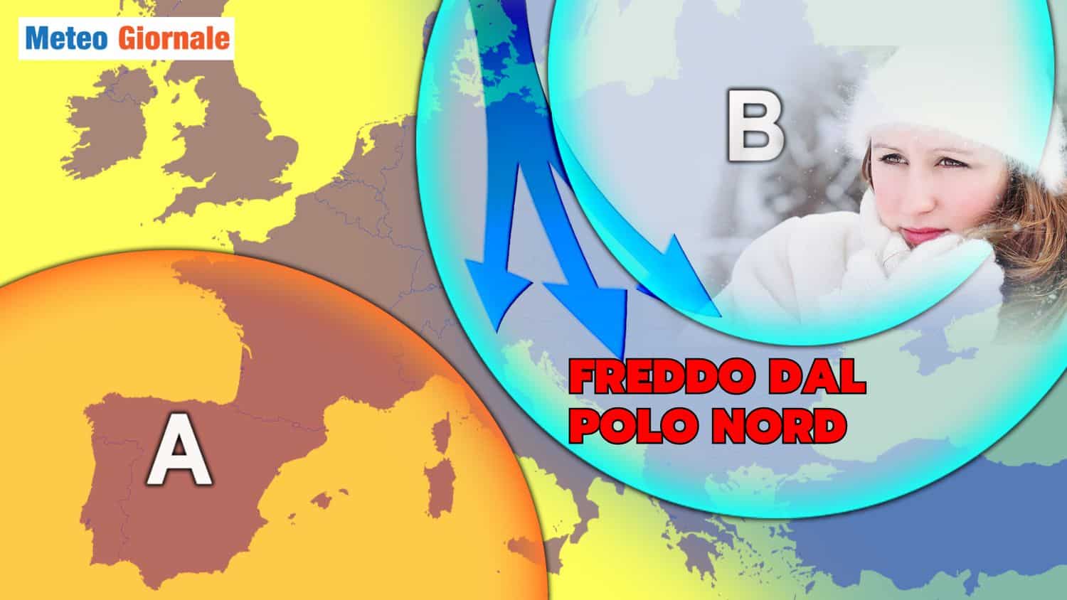 Meteo, inattesa novità dal Polo Nord. Rischiamo la neve tardiva