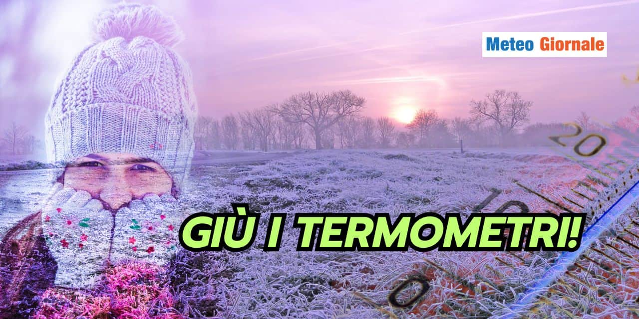 Aggiornamento meteo shock, crollo termico in questa data