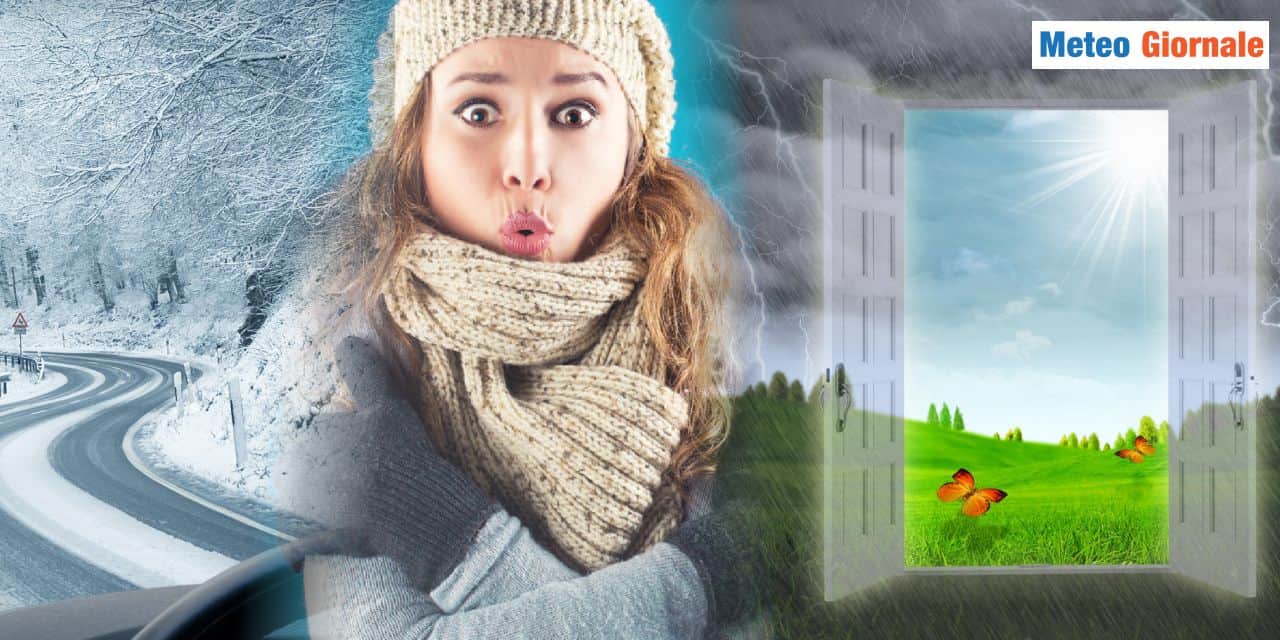 Freddo invernale ma poi di nuovo tepori primaverili