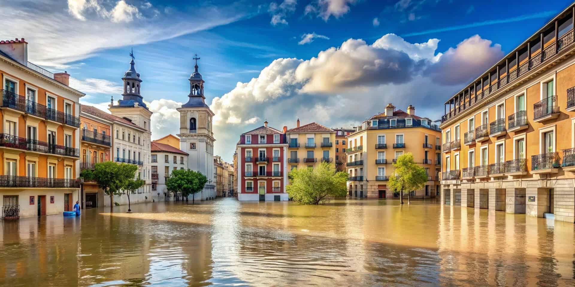 Meteo Spagna oggi: allerta rossa per piogge torrenziali a Madrid, esonda il Manzanarre, traffico bloccato e precipitazioni estreme