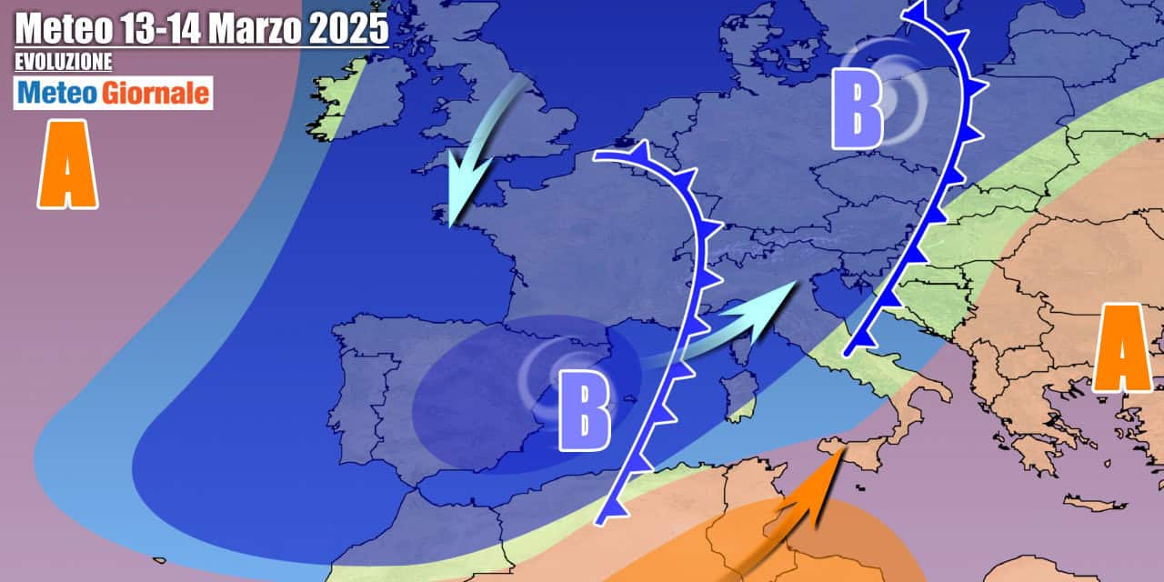 Meteo 7 Giorni: maltempo da delirio, Italia nel mirino delle perturbazioni