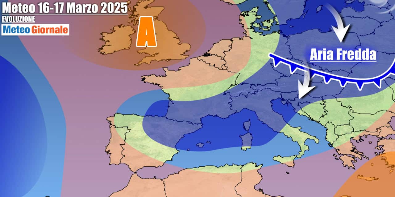 Meteo 7 Giorni: ancora maltempo nel weekend, poi torna il freddo