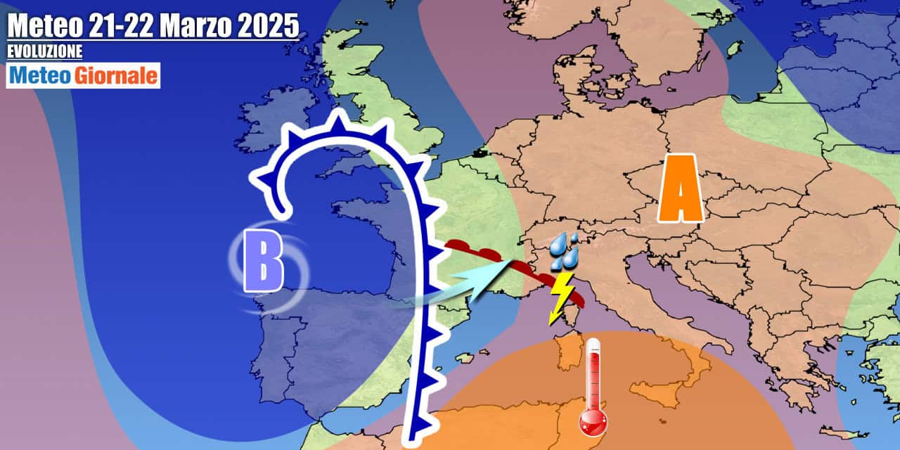 Meteo 7 Giorni: nel weekend torna il maltempo, ma Italia spaccata in due