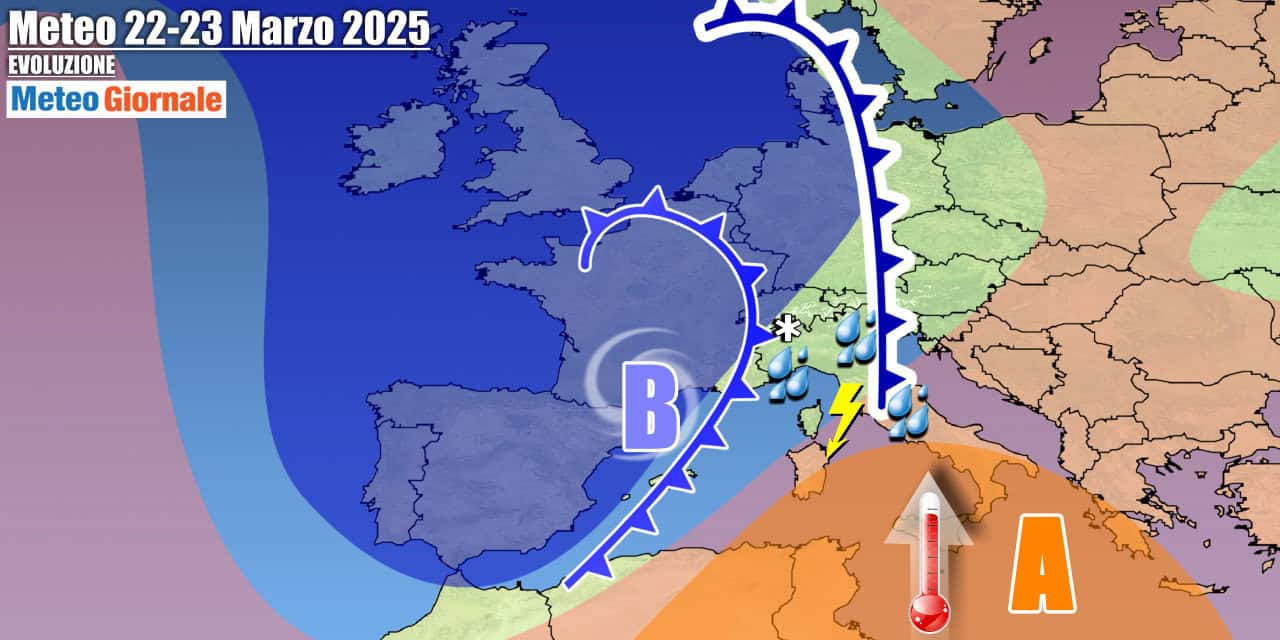 Meteo 7 Giorni: maltempo dal weekend, pronto a martellare a lungo l’Italia