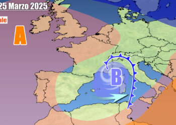 Circolazione ciclonica ancora attiva per giorni