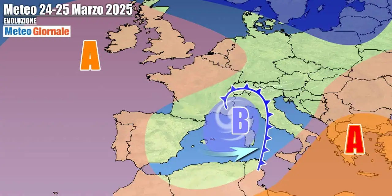 Circolazione ciclonica ancora attiva per giorni