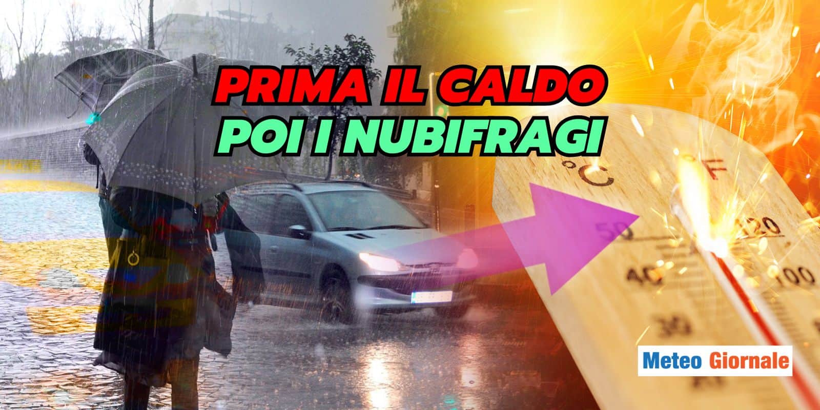Meteo: dal caldo anomalo ai nubifragi, Marzo parte col piede sbagliato