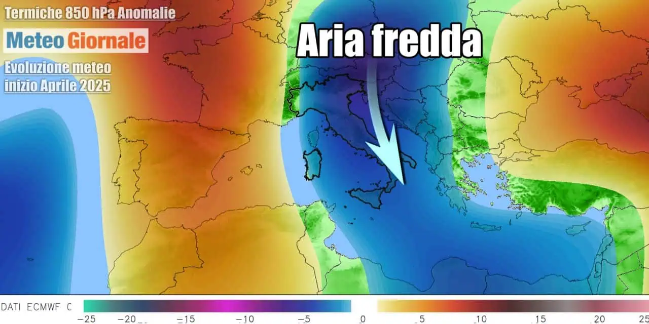 Nei primi giorni del nuovo mese farร piรน freddo del normale