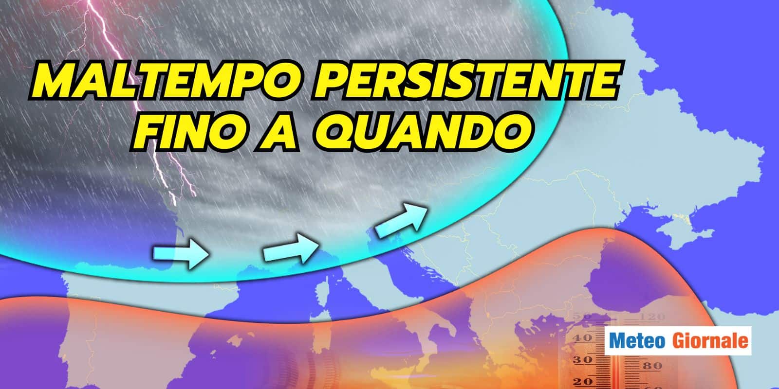 Meteo: flusso atlantico dominante, perturbazioni in serie, le regioni a rischio criticità