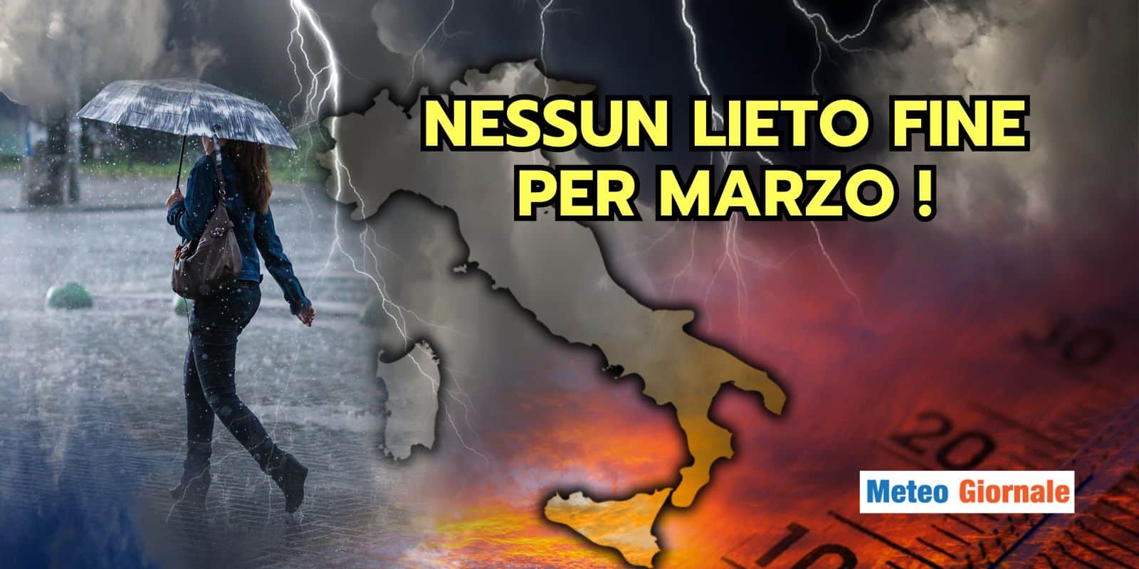 Meteo: Primavera fragile, piogge e instabilità fino ad Aprile
