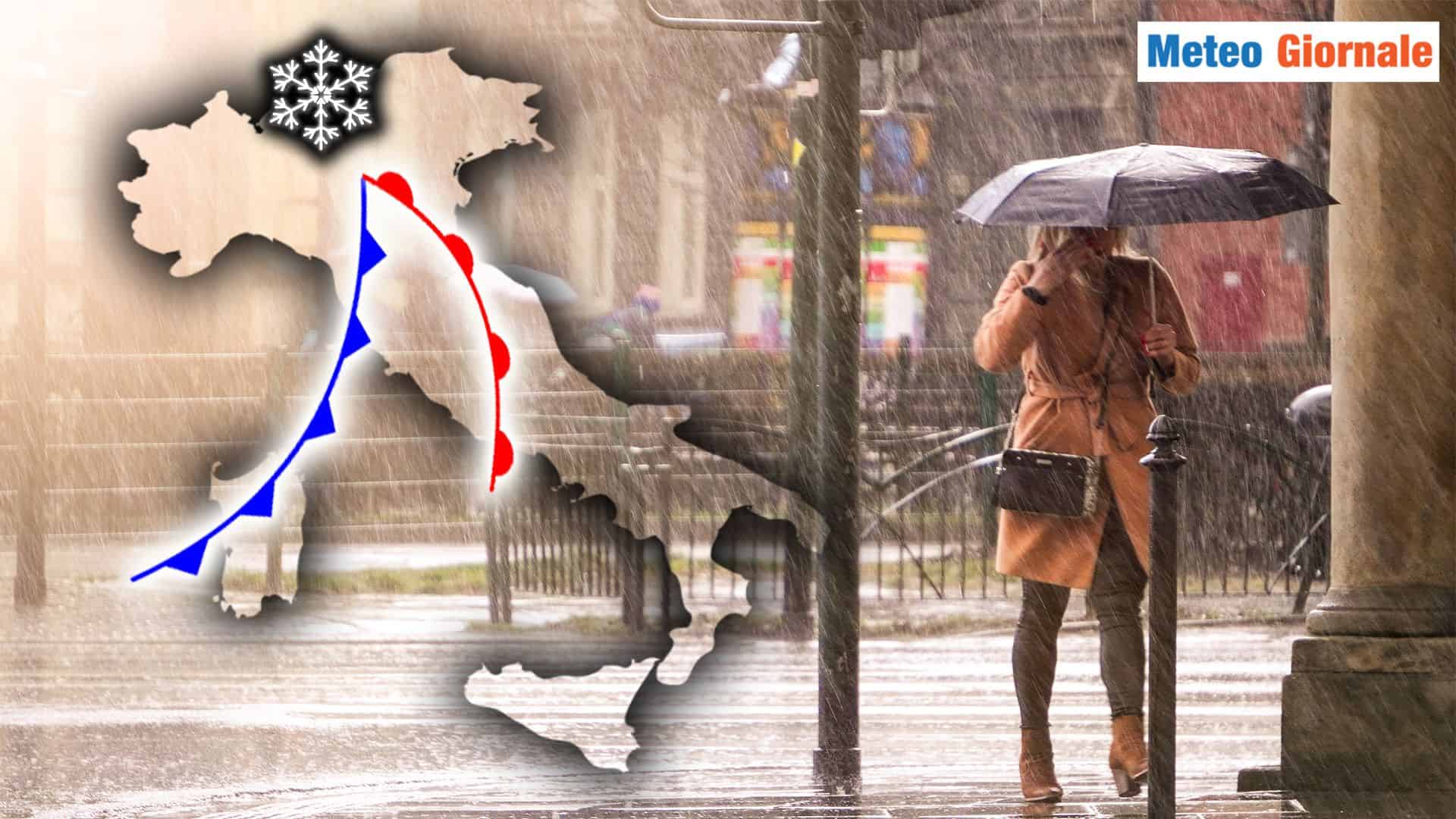 Italia nella morsa del MALTEMPO, Meteo compromesso per giorni