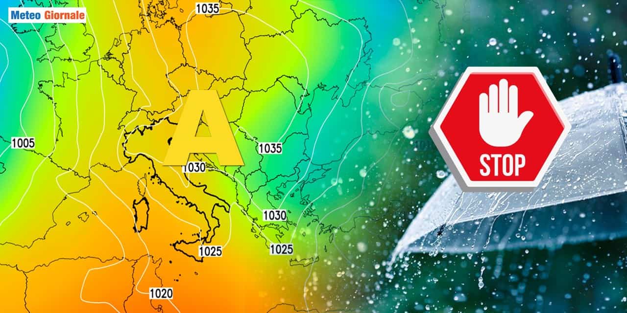 Meteo: una pausa dalle piogge con il ritorno dell'Anticiclone