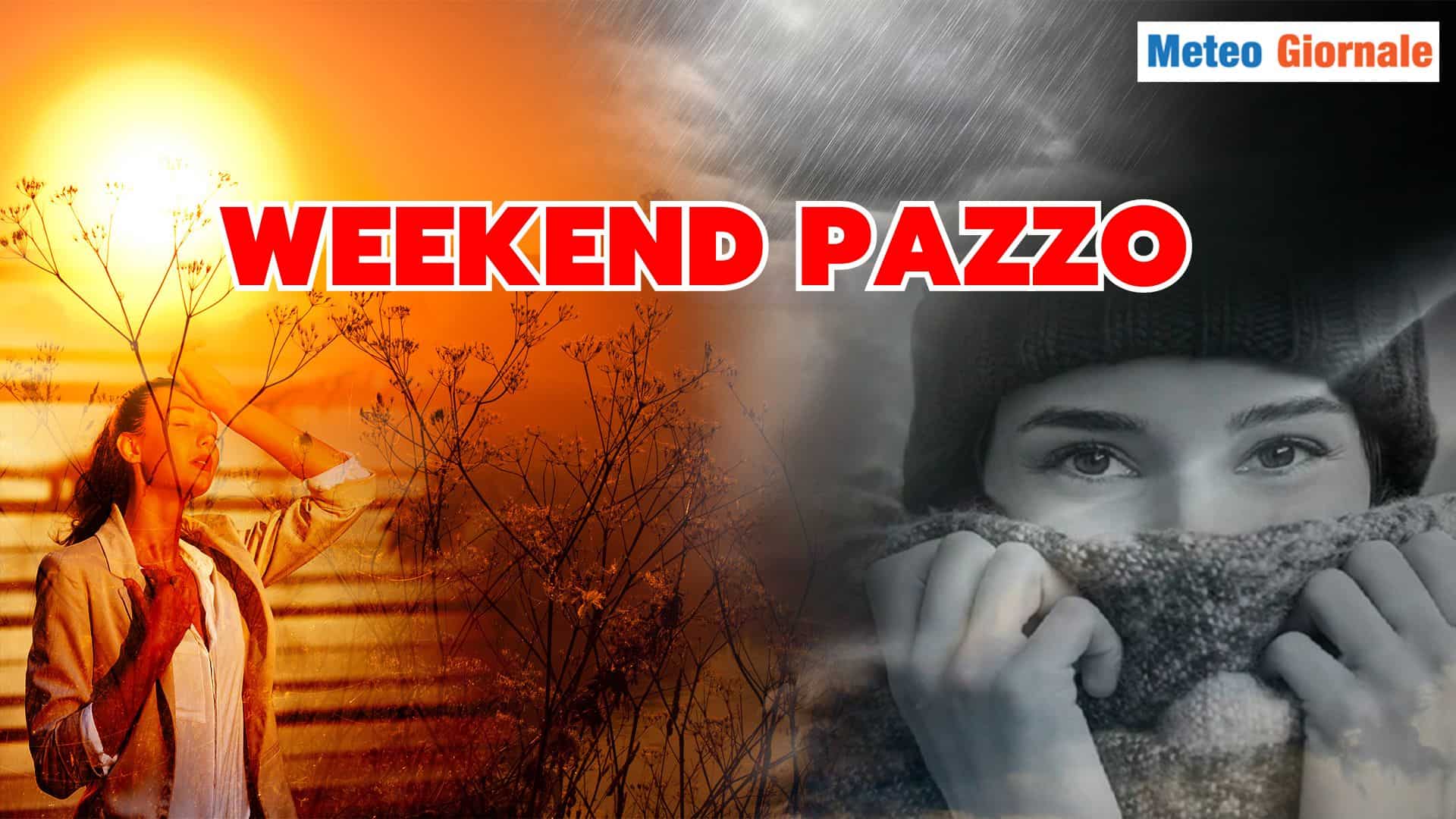 Prossimi giorni meteo da pazzi: brutto, CALDO al Sud. Poi FREDDO