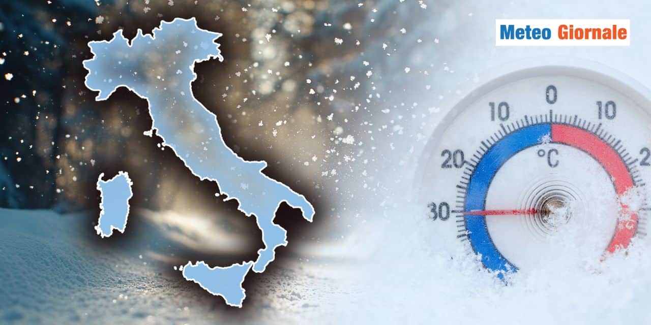 Meteo: ecco la neve nei prossimi giorni su queste zone