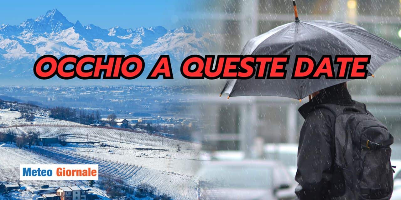 Occhio a queste date: sorprese meteo sconcertanti