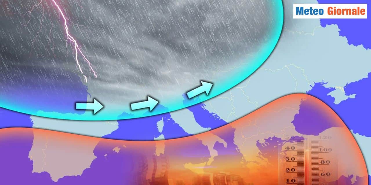 Meteo: l'Italia contesa tra perturbazioni e caldo africano