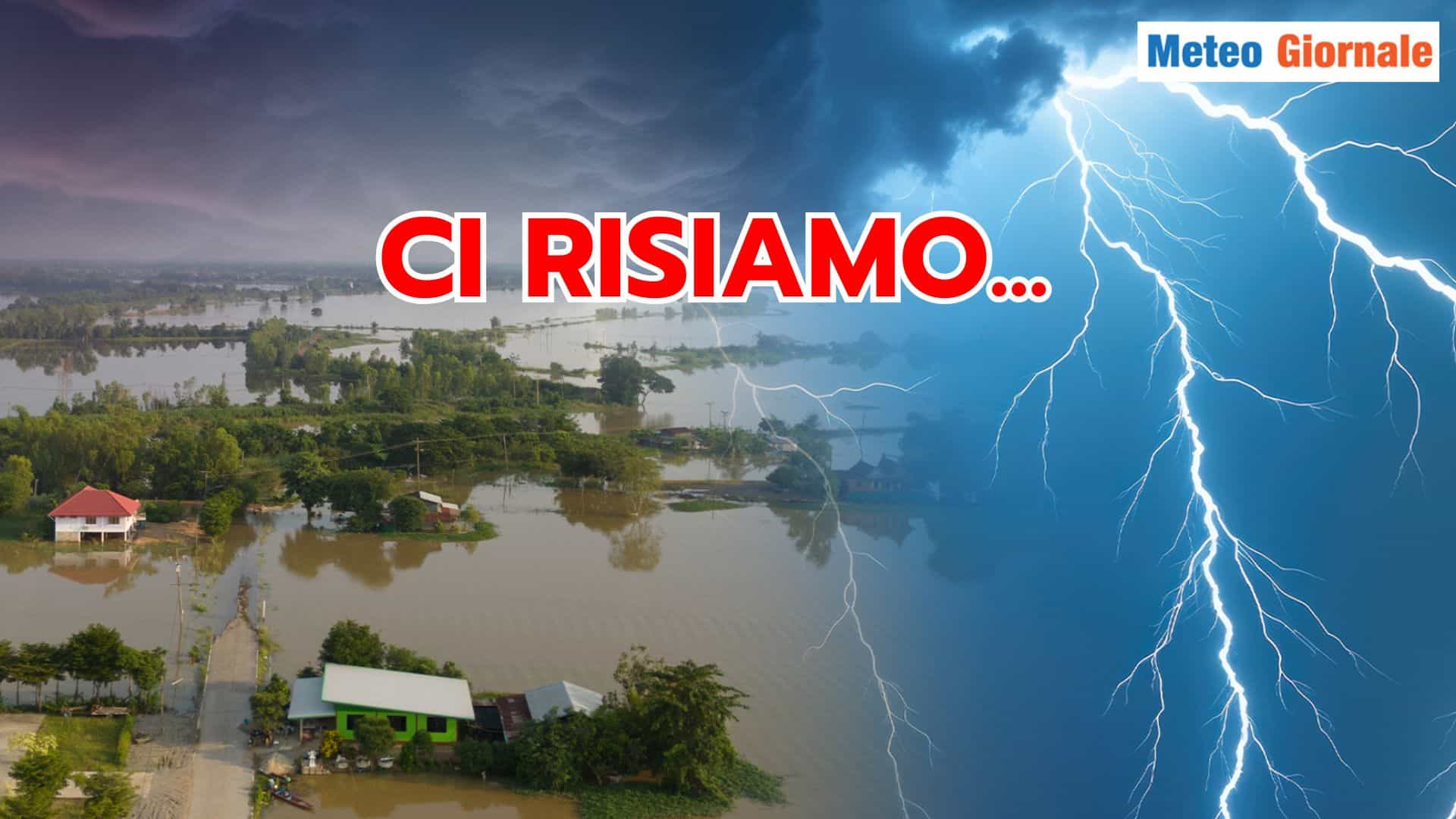 MARZO o MAGGIO non fa differenza: Meteo delle piogge torrenziali