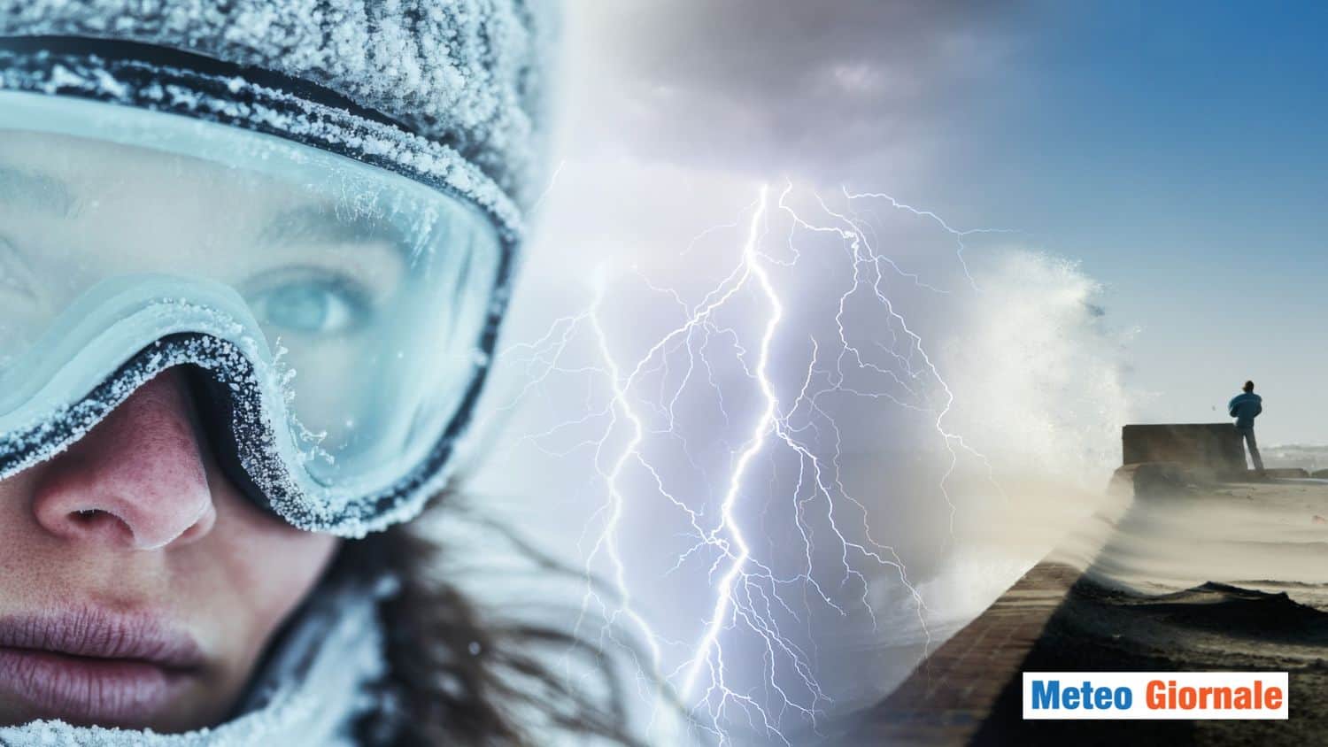 Meteo: intensi temporali con GRANDINE, venti FORTI e CALDO ANOMALO