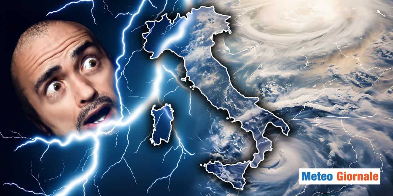 Meteo: tutta la pioggia prevista tra Lunedì 10 e Martedì 11