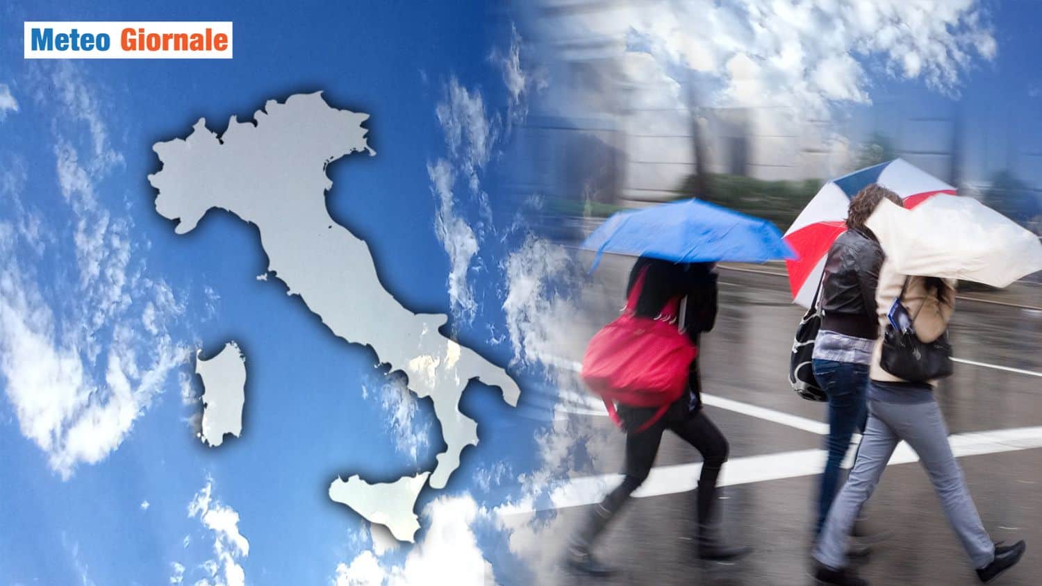 Meteo Italia: inizia la ritirata dell'ANTICICLONE. PIOGGIA su 3 regioni