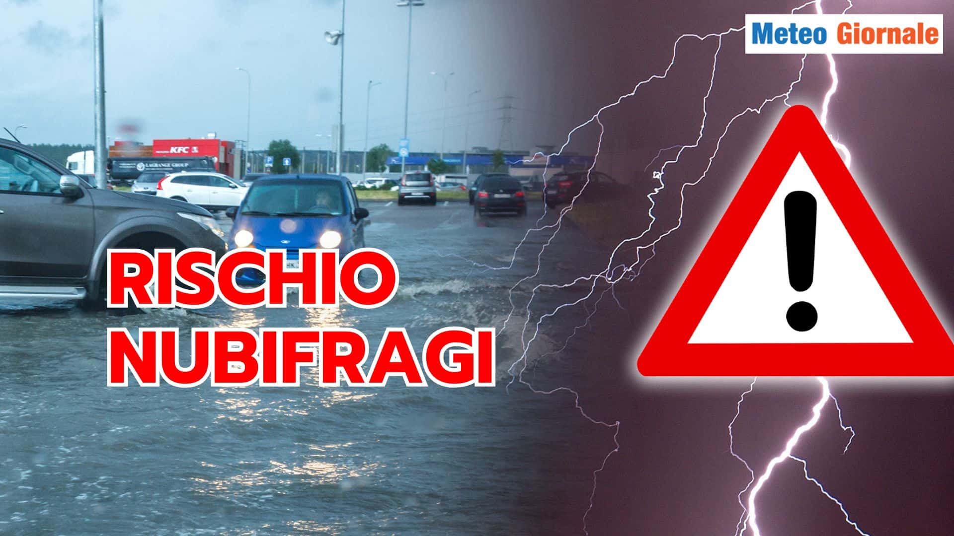 Il rischio NUBIFRAGI si sposta al Sud: situazione Meteo complessa