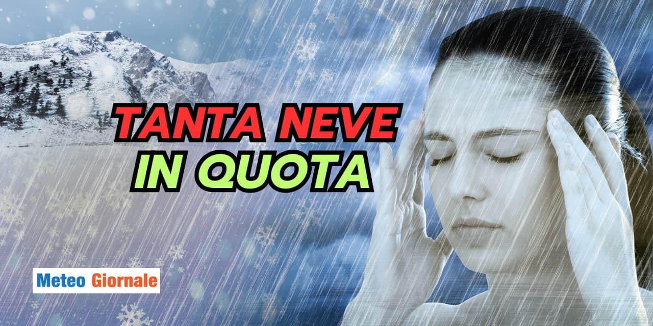 Meteo: con tutta questa neve ci potremmo salvare per l'Estate