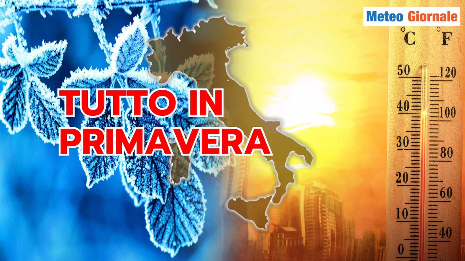 Tutto il Meteo dell'anno in PRIMAVERA. Le altre stagioni pessime