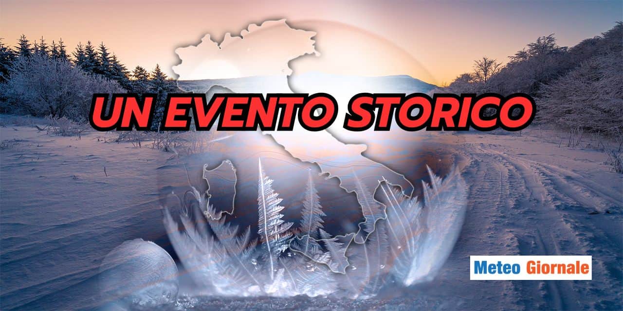 Dalla mitezza a 20 GRADI SOTTO ZERO, meteo estremo storico
